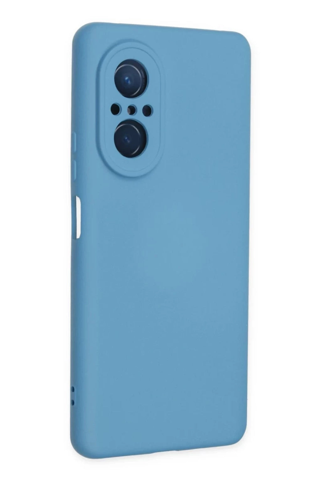 Huawei Nova 9 SE Uyumlu Kılıf Nano içi Kadife Silikon - Mavi