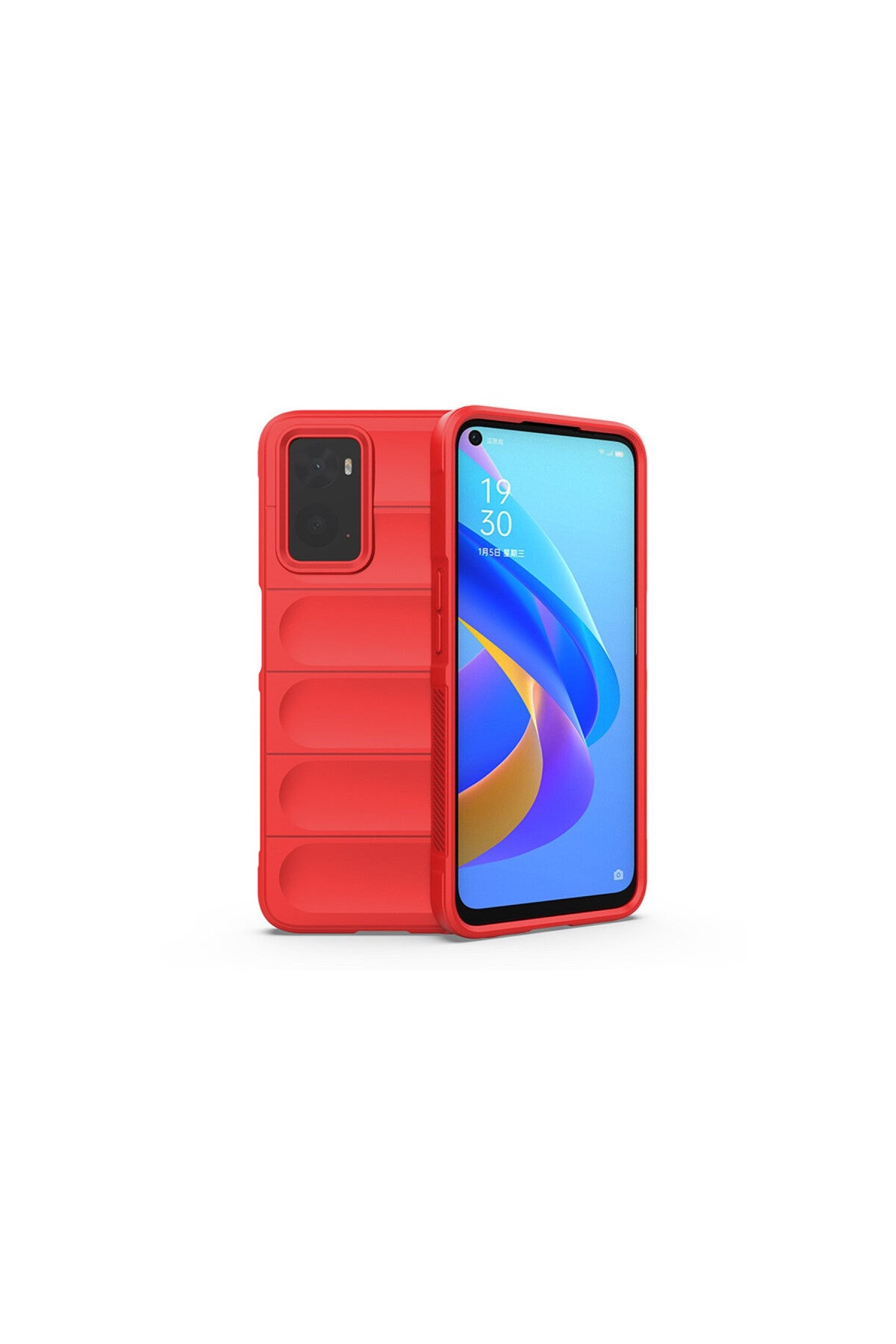 Realme 9i 4G Uyumlu Kılıf Optimum Silikon - Kırmızı