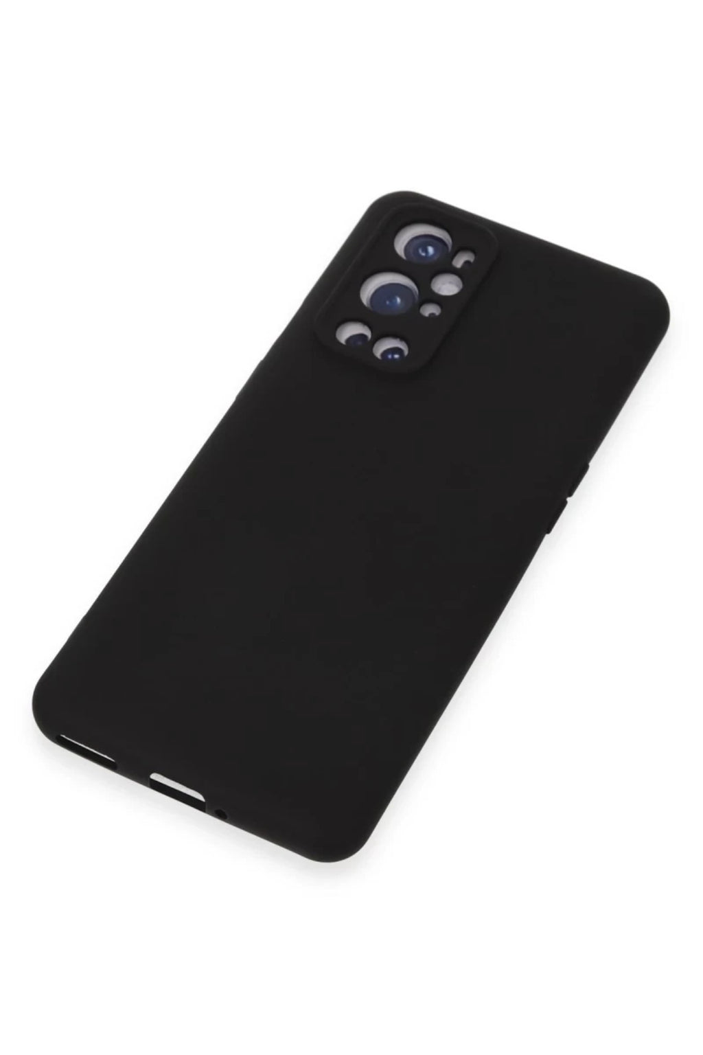 One Plus 9 Pro Kılıf Nano içi Kadife Silikon - Siyah