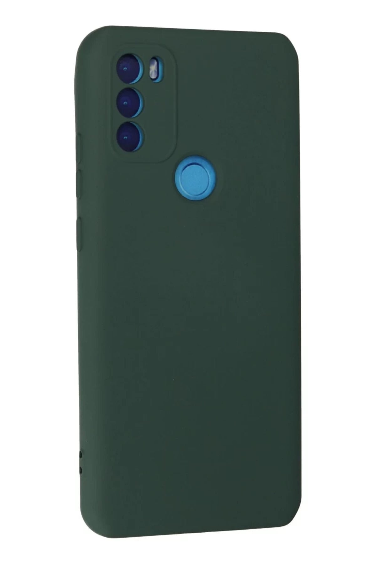 General Mobile GM 21 Plus Kılıf Nano içi Kadife Silikon - Koyu Yeşil