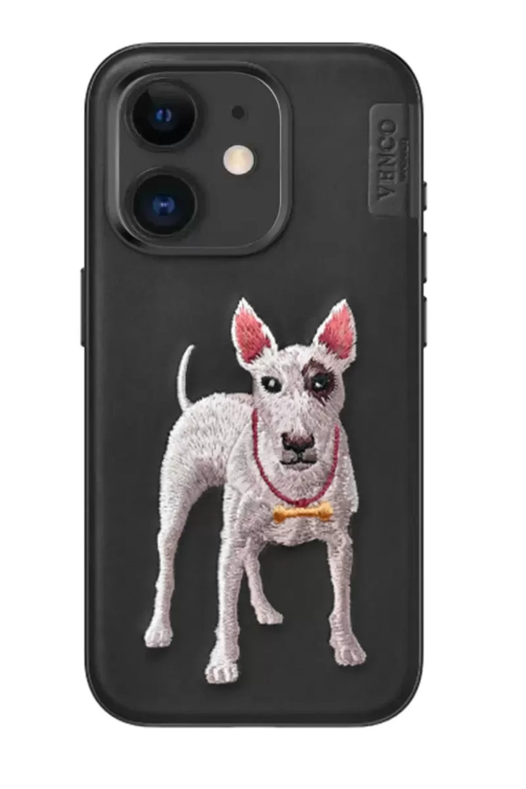 Venco Apple iPhone 11 Uyumlu Perma Desenli Kapak - Siyah