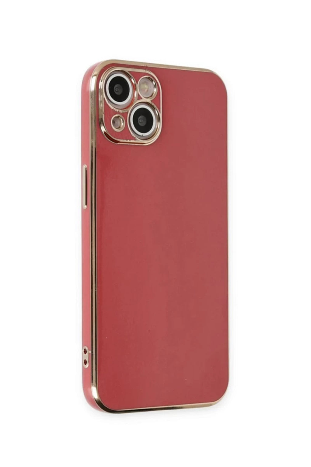 Apple iPhone 15 Uyumlu Kılıf Volet Silikon - Kırmızı