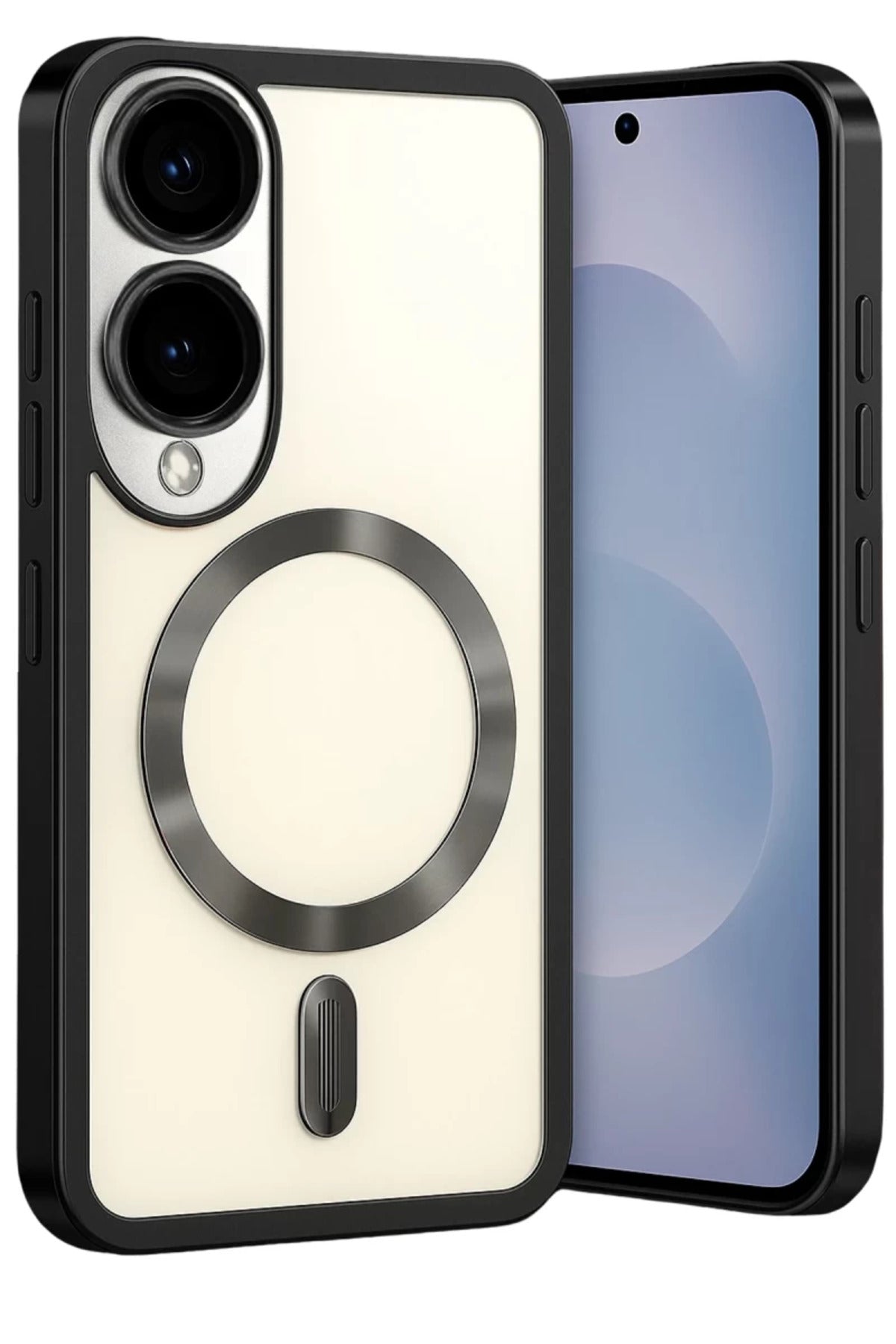 Samsung Galaxy S25 Uyumlu Edge Kross Magneticsafe Kapak - Siyah