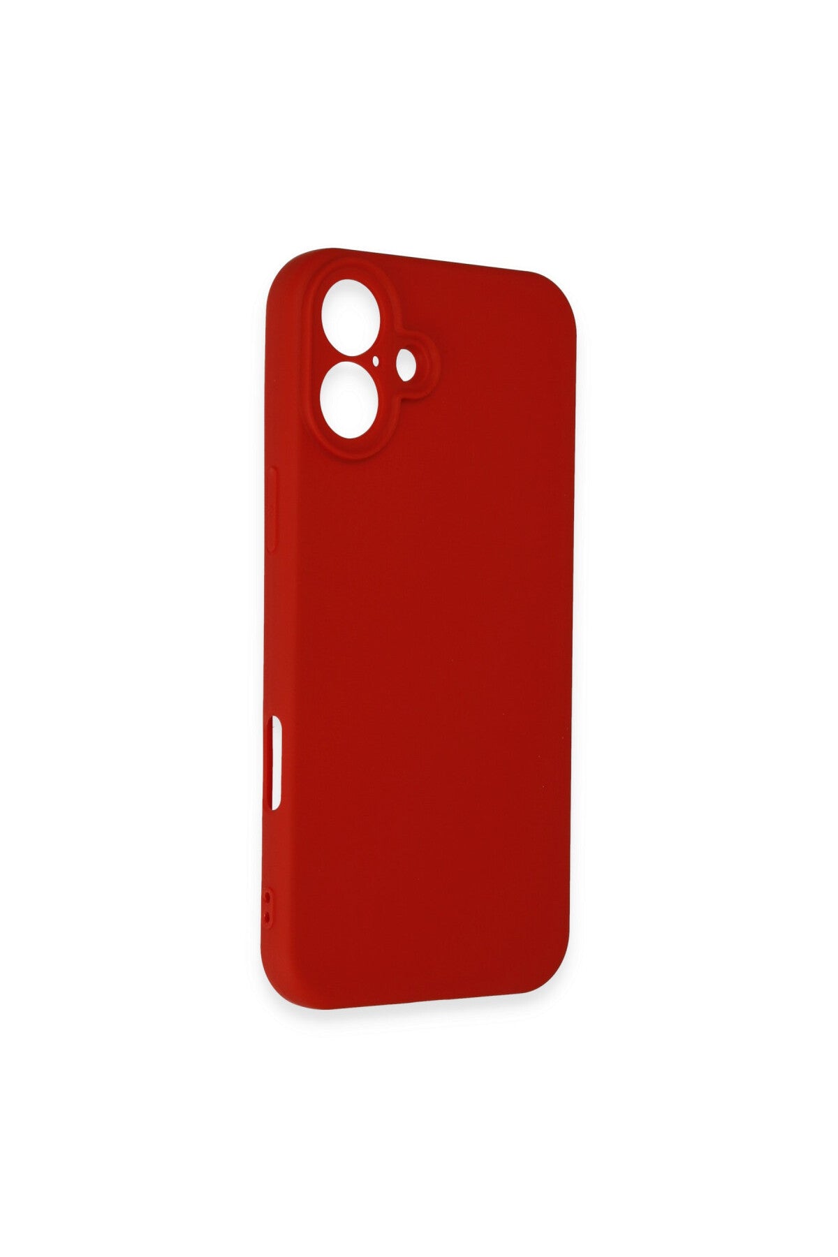 Apple iPhone 16 Uyumlu Kılıf First Silikon - Kırmızı