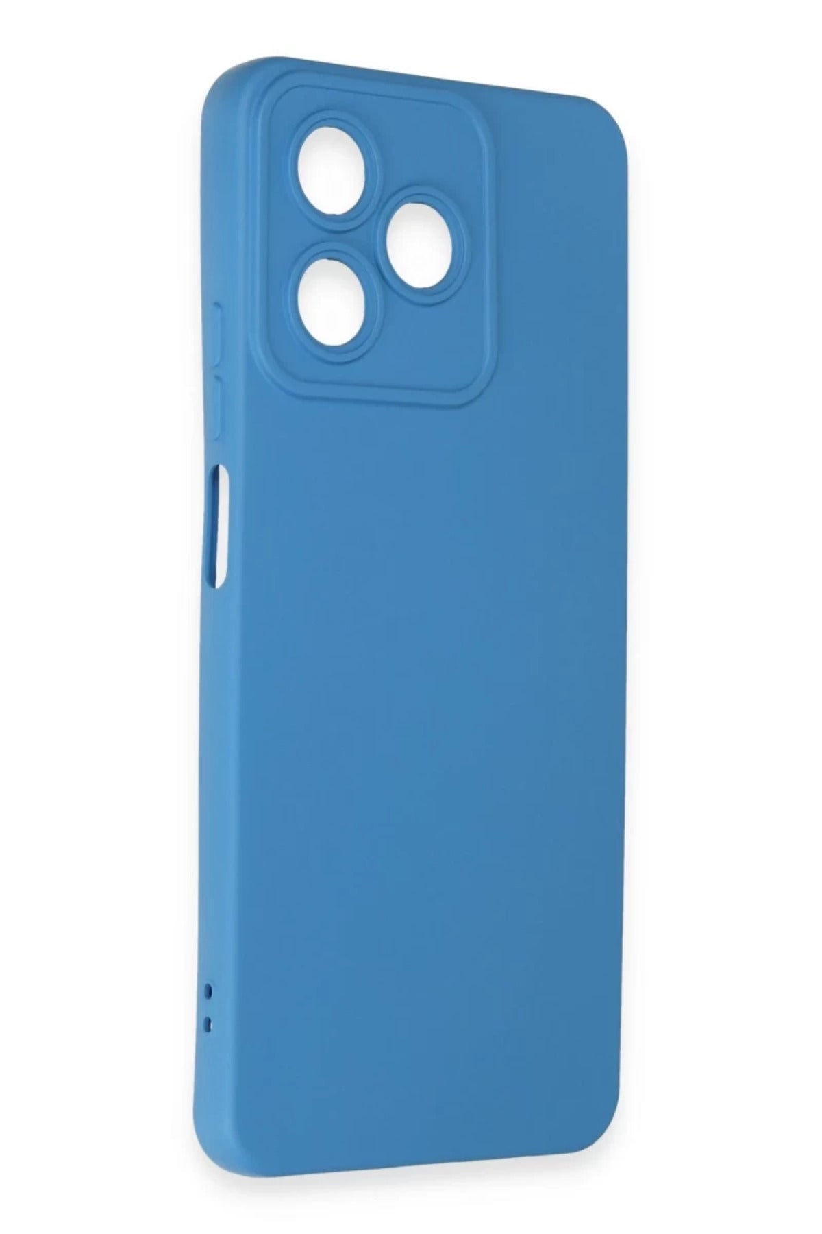 Realme C53 Uyumlu Kılıf Nano içi Kadife Silikon - Mavi
