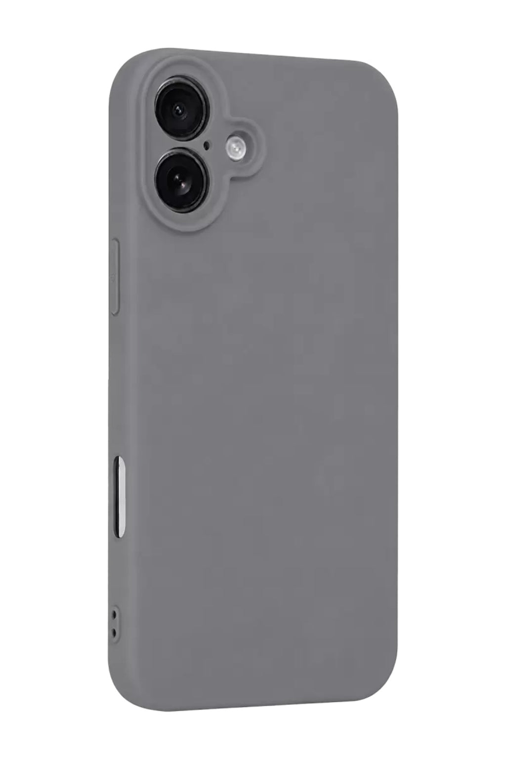 Apple iPhone 16 Plus Uyumlu Kılıf First Silikon - Gri