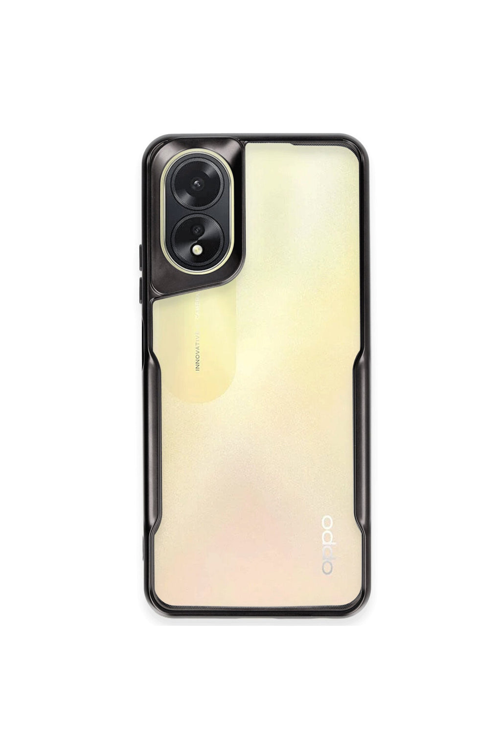 Oppo A38 Uyumlu Kılıf Boyi Silikon Kapak - Siyah