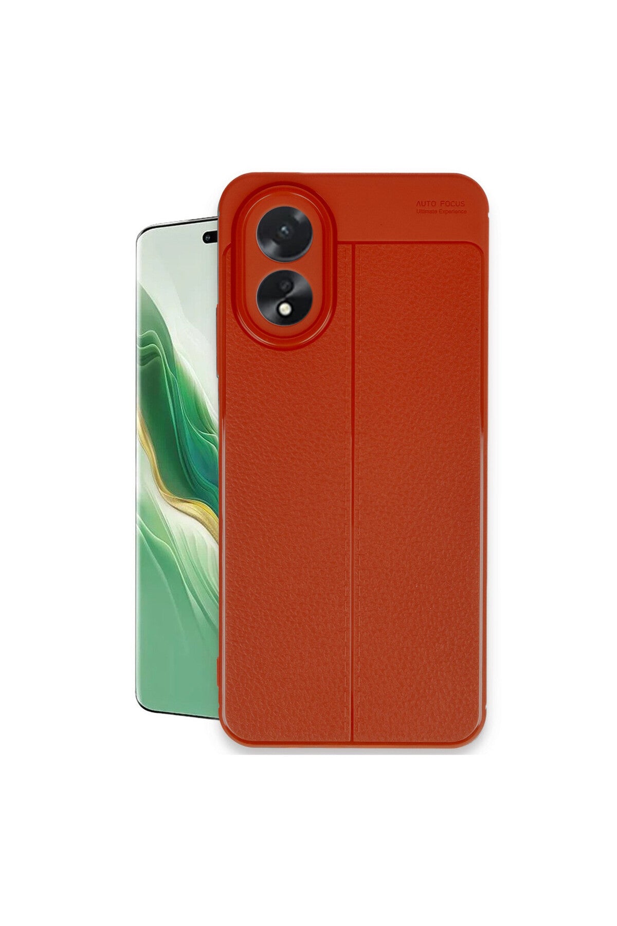 Oppo A38 Uyumlu Kılıf Auto Focus Kapak - Kırmızı