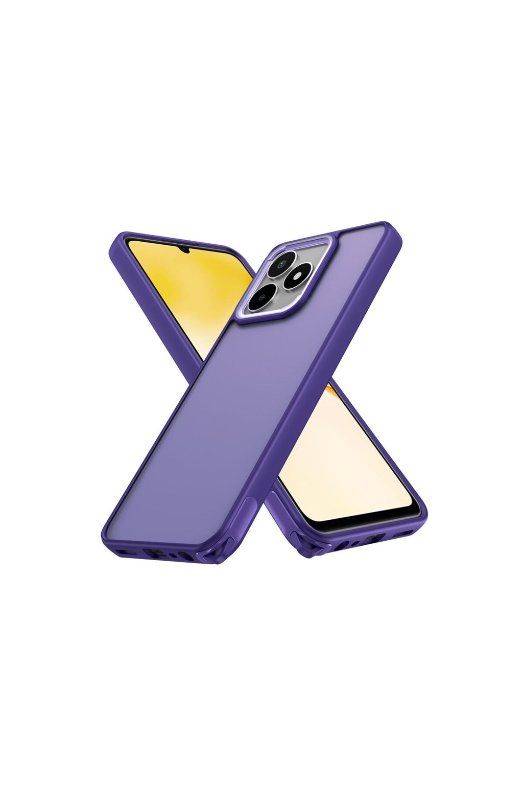 Realme C53 Uyumlu Kılıf Elegant Kapak - Derin Mor