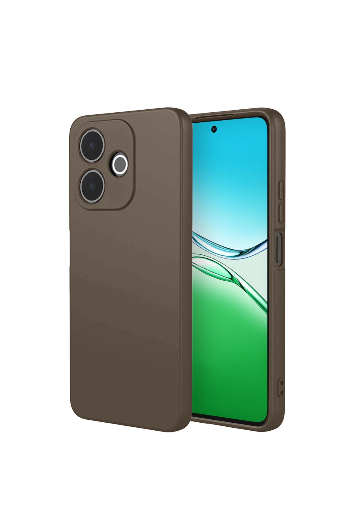 Oppo A5 Pro 4G Uyumlu First Silikon - Kahverengi
