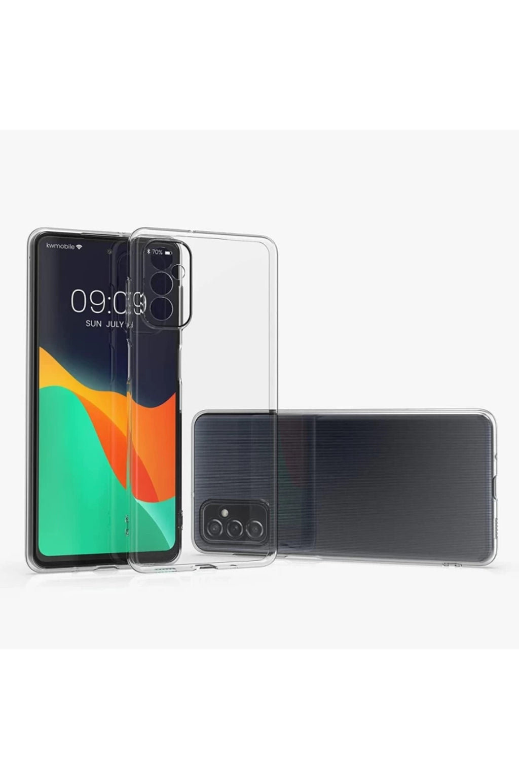 Samsung Galaxy M52 5G Uyumlu Kılıf Lüx Şeffaf Silikon