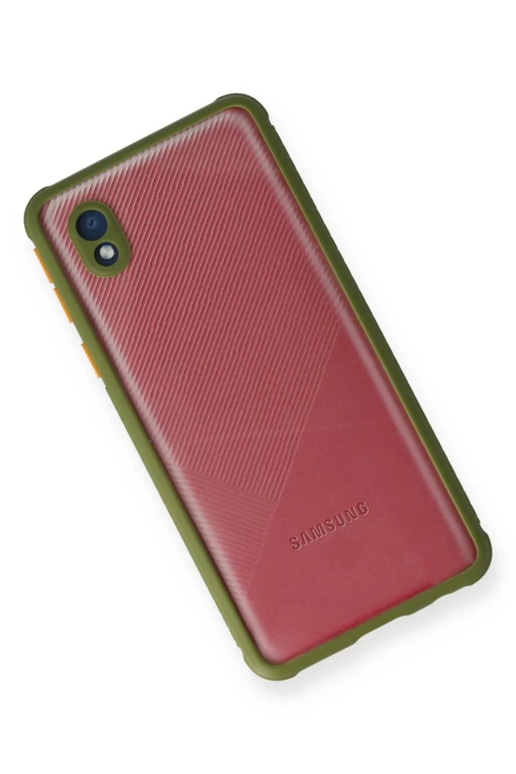 Samsung Galaxy A01 Core Uyumlu Kılıf Miami Şeffaf Silikon - Yeşil