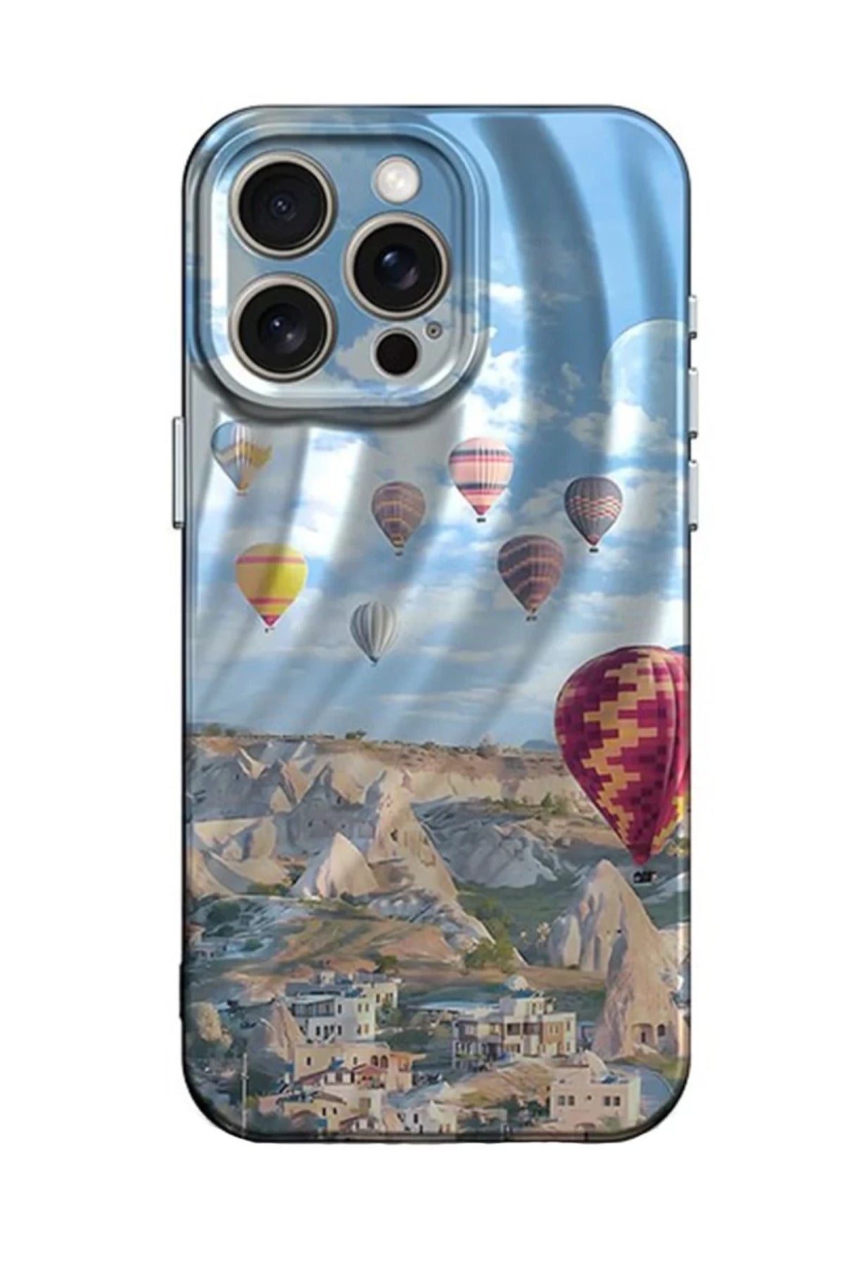 Apple iPhone 14 Pro Uyumlu Kılıf Crew Desenli Kapak - Kapadokya
