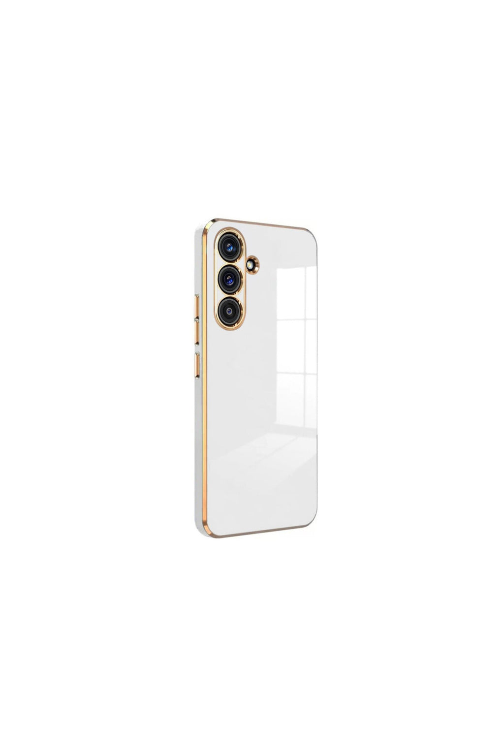 Samsung Galaxy S24 FE Uyumlu Kılıf Volet Silikon - Beyaz