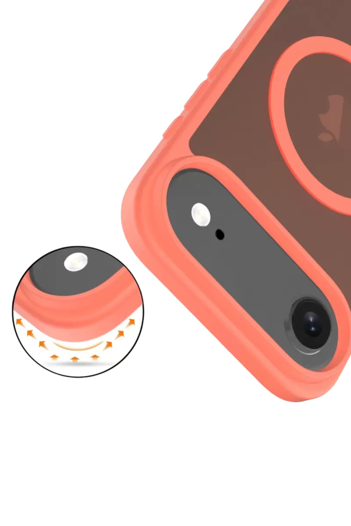 Joko Apple iPhone 17 Air Uyumlu Jota Magsafe Kapak - Turuncu