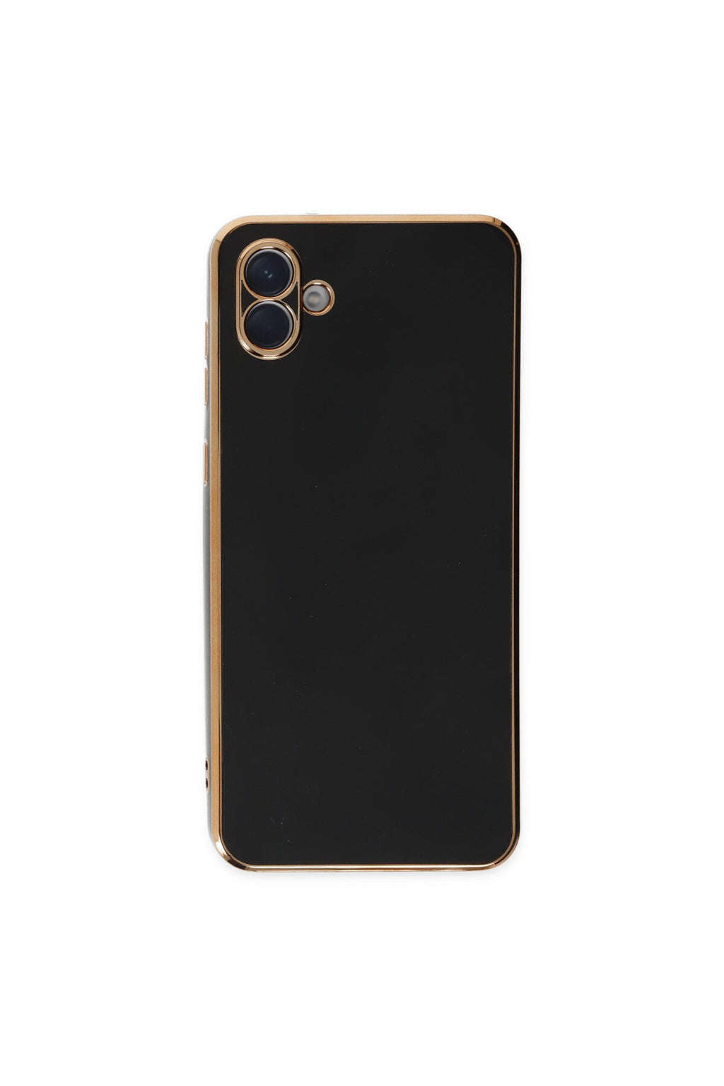 Samsung Galaxy A04 Uyumlu Kılıf Volet Silikon - Siyah