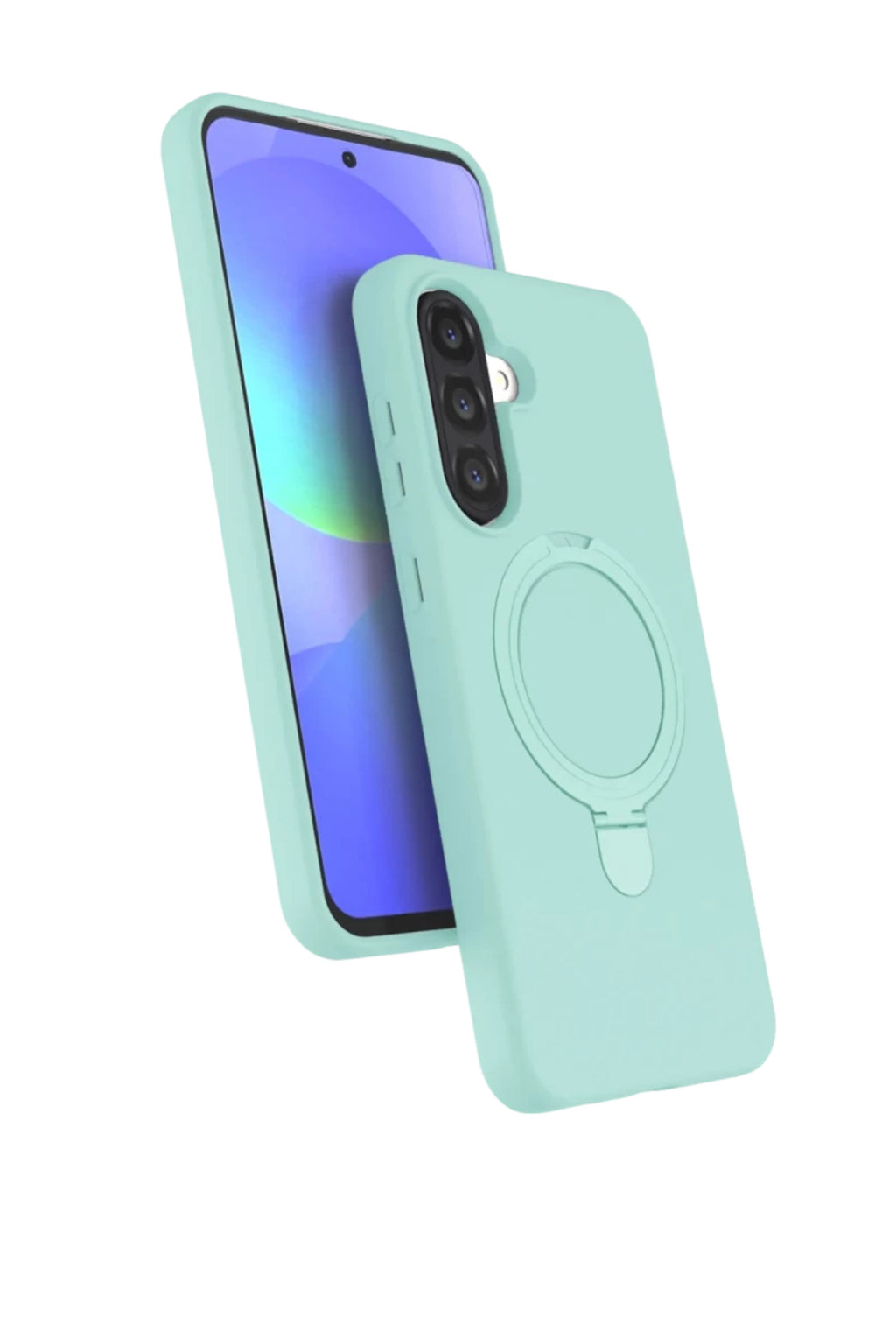 Samsung Galaxy A26 Uyumlu Regal Magsafe Standlı Kapak - Su Yeşili