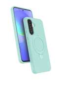 Samsung Galaxy A26 Uyumlu Regal Magsafe Standlı Kapak - Su Yeşili