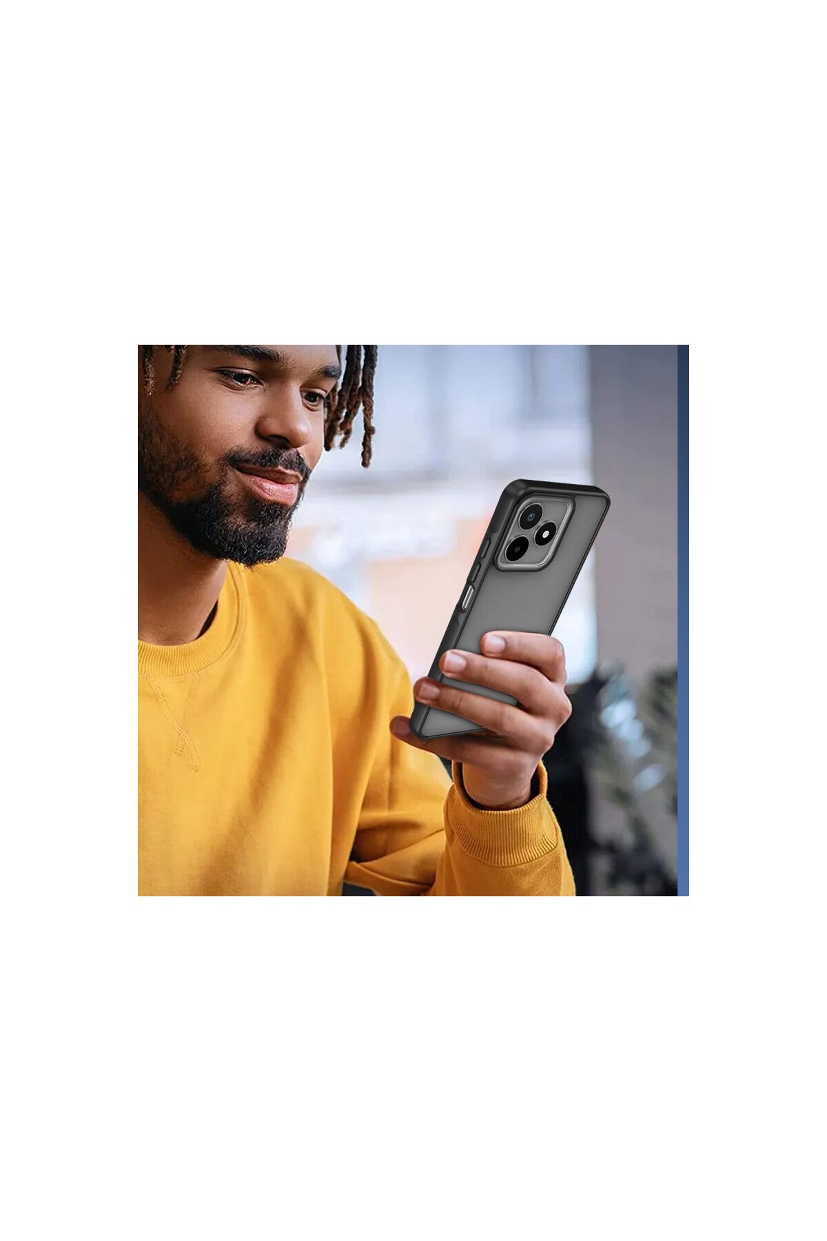 Realme C53 Uyumlu Kılıf Elegant Kapak - Pudra