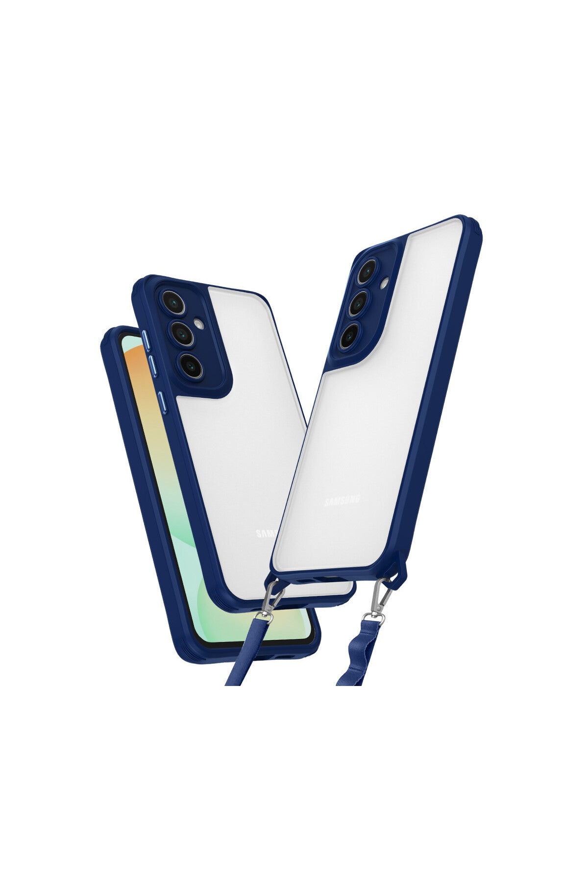 Samsung Galaxy A15 4G Uyumlu Kılıf Penta Silikon Kılıf - Lacivert