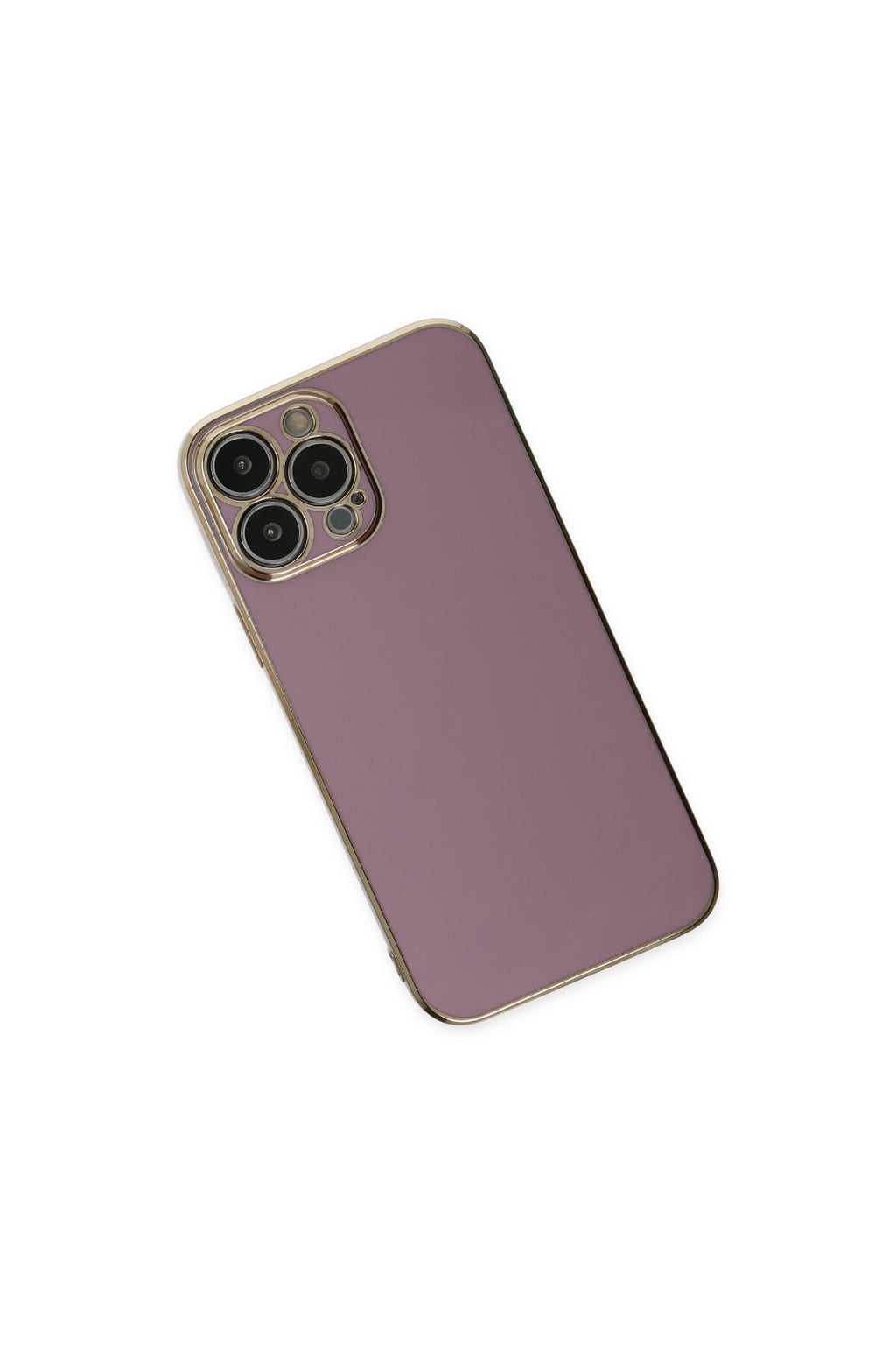 Apple iPhone 14 Pro Max Uyumlu Kılıf Volet Silikon - Mor