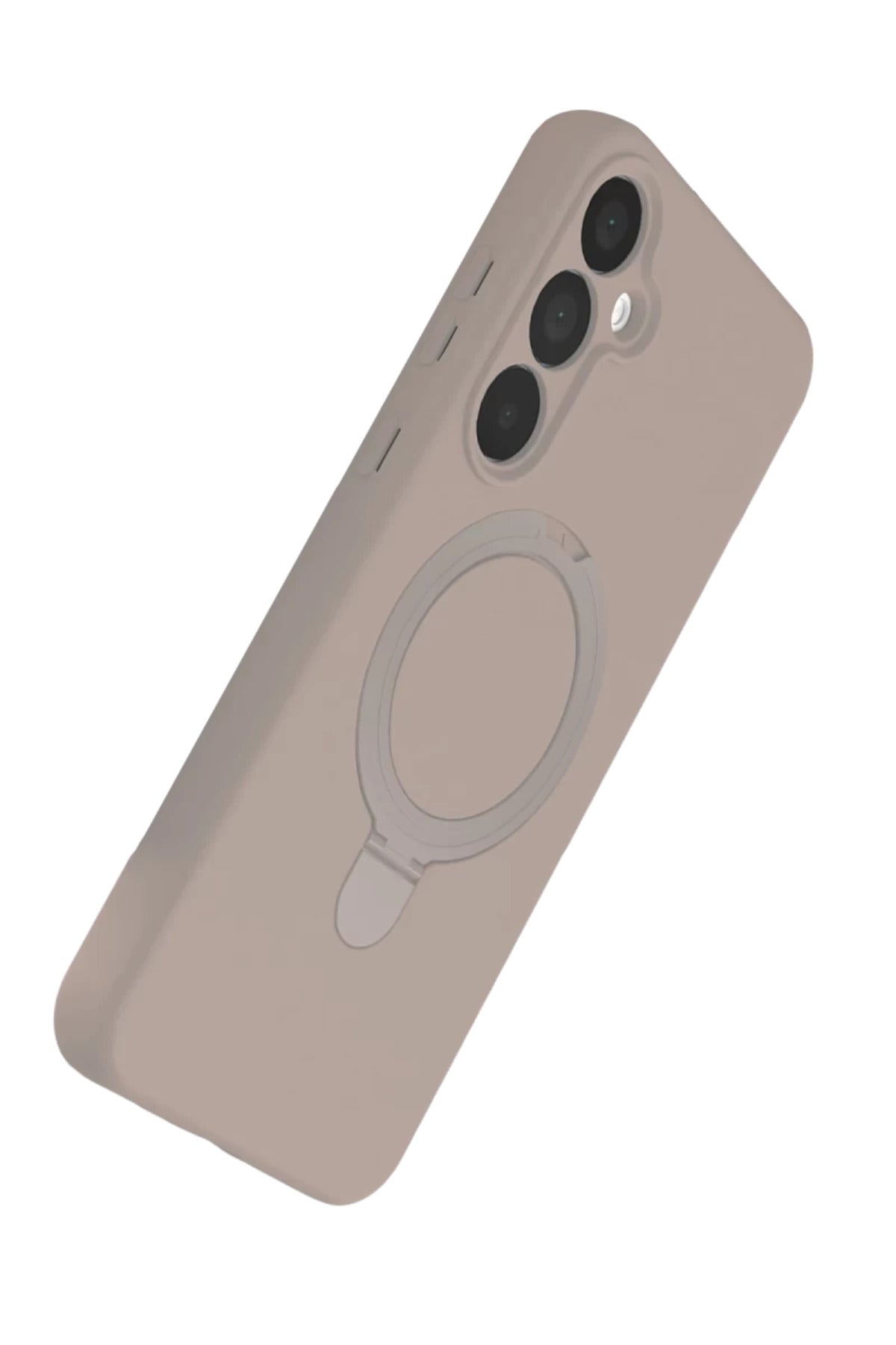 Samsung Galaxy A25 5G Uyumlu Regal Magsafe Standlı Kapak - Çöl Titanyum