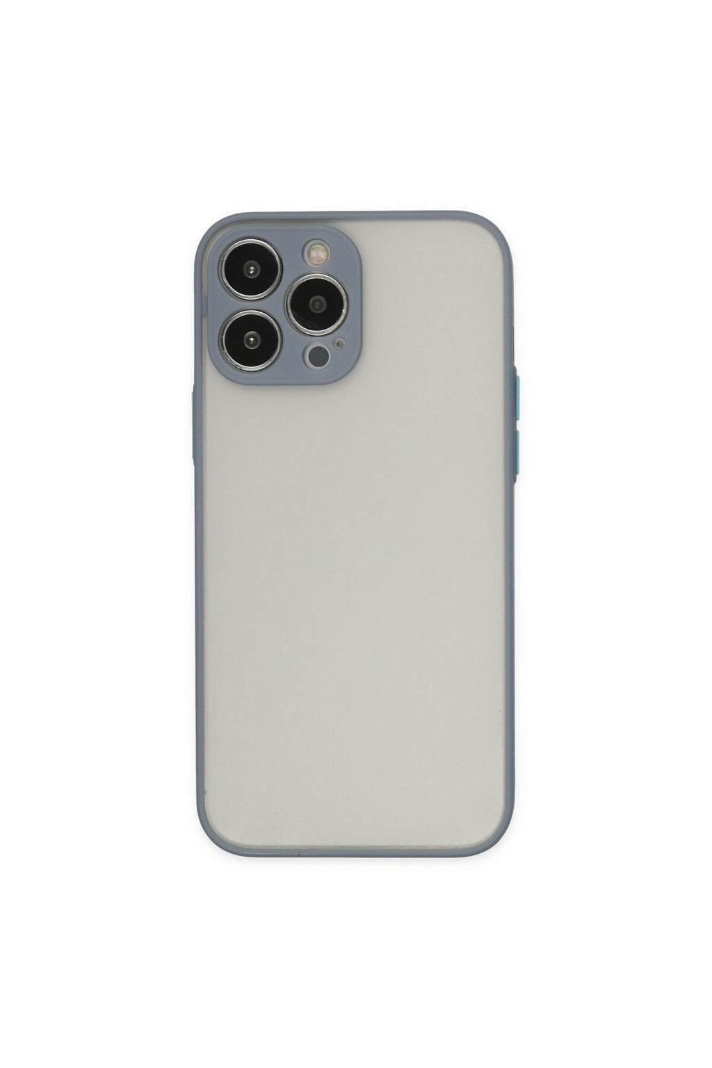 Apple iPhone 14 Pro Max Uyumlu Kılıf Montreal Silikon Kapak - Gri