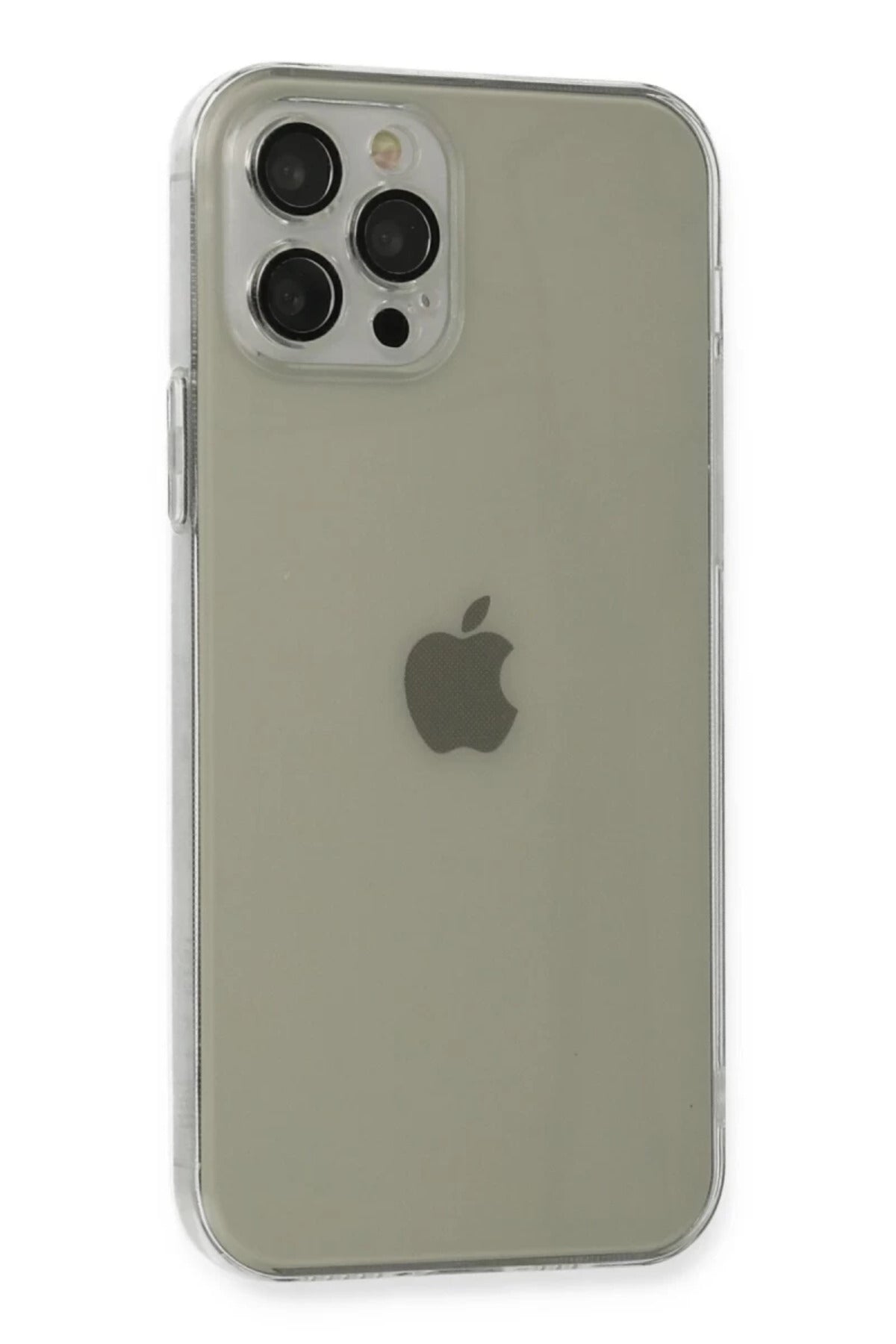 Apple iPhone 12 Pro Uyumlu Kılıf Fly Lens Silikon - Şeffaf