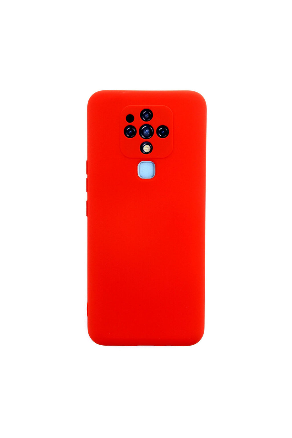 Tecno Camon 16 Uyumlu Kılıf Nano içi Kadife Silikon - Kırmızı