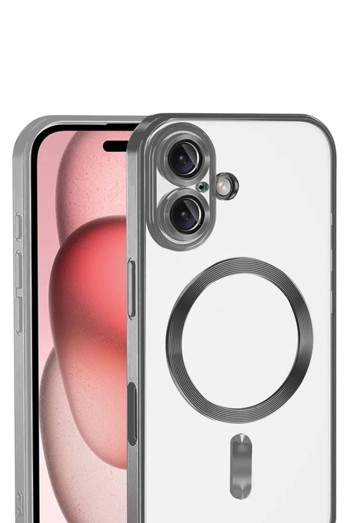 Apple iPhone 17 Uyumlu Kross Magneticsafe Kapak - Titan Gri