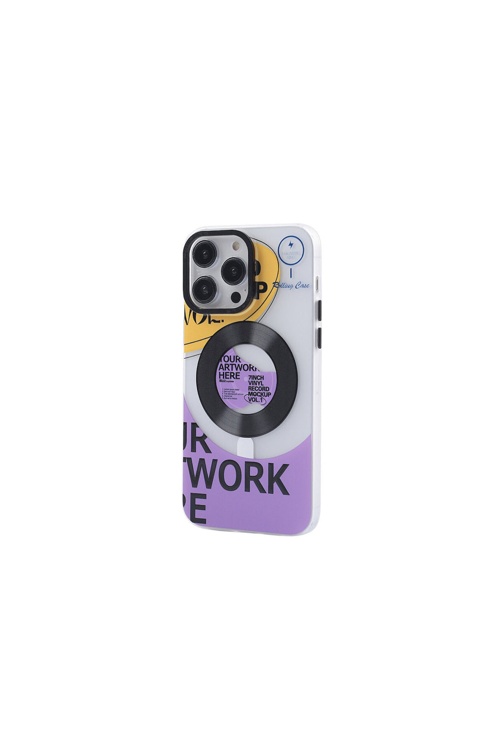 Apple iPhone 12 Pro Max Uyumlu Kılıf Apollo Magneticsafe Desenli Kapak - Apollo Şeffaf - 6