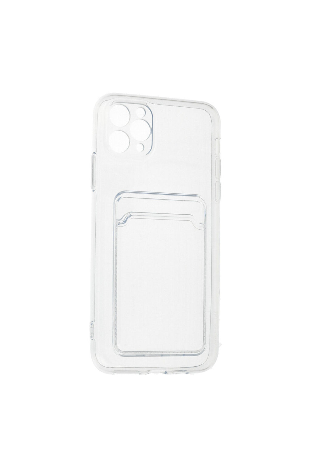 Apple iPhone 11 Pro Max Uyumlu Kılıf Kart Şeffaf Silikon - Şeffaf
