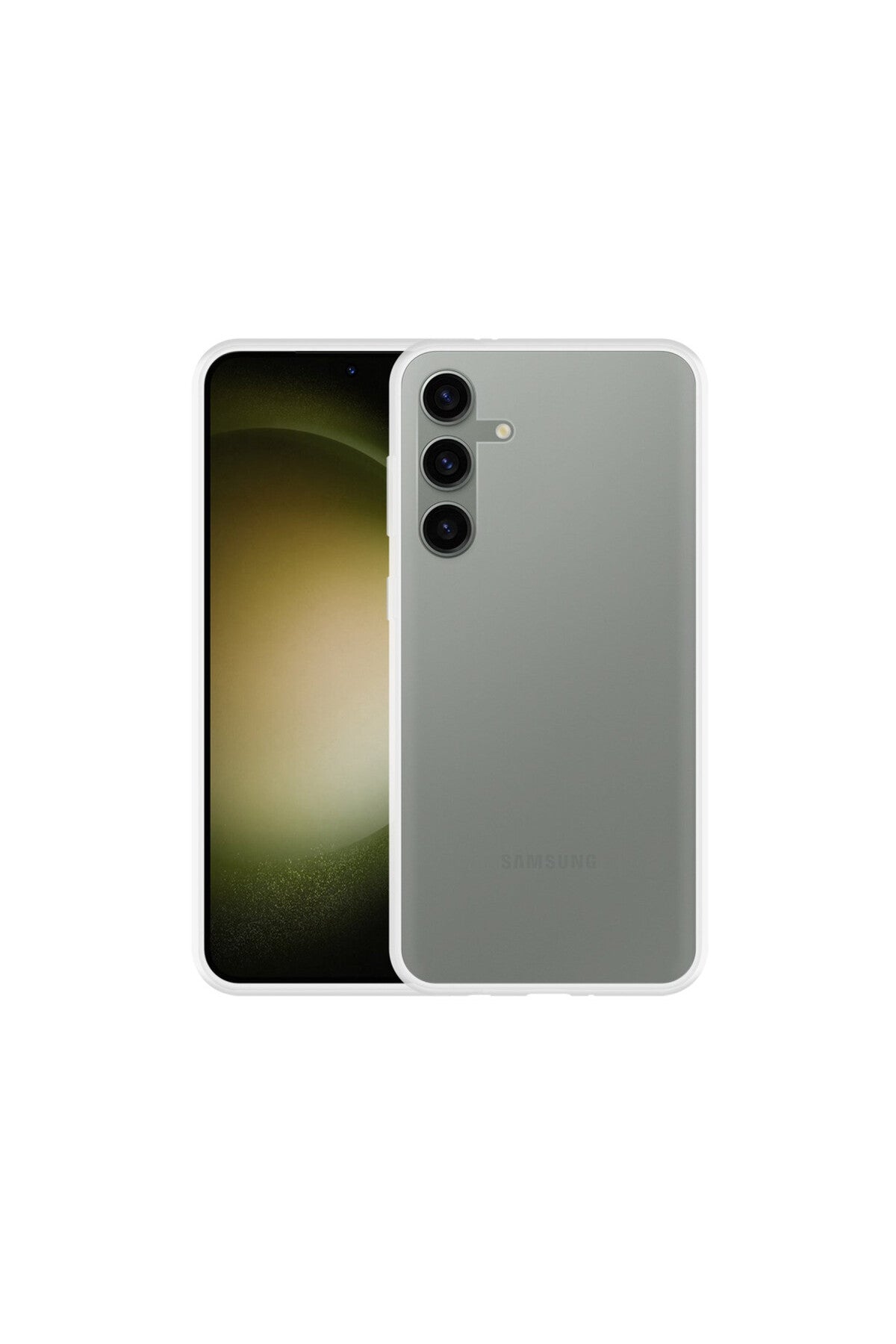 Samsung Galaxy S24 Plus Uyumlu Kılıf Lüx Şeffaf Silikon
