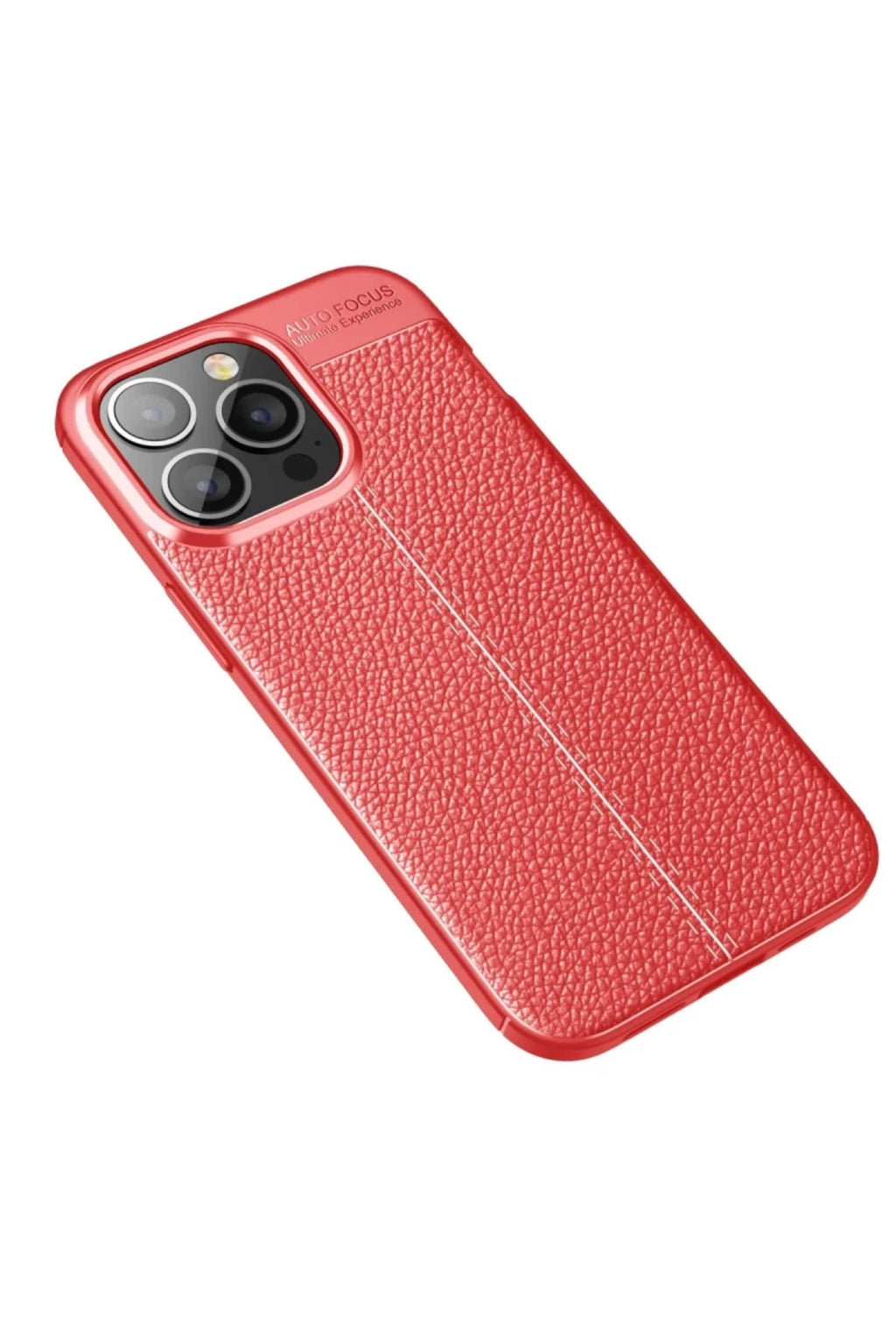 Apple iPhone 13 Pro Uyumlu Kılıf Auto Focus Kapak - Kırmızı