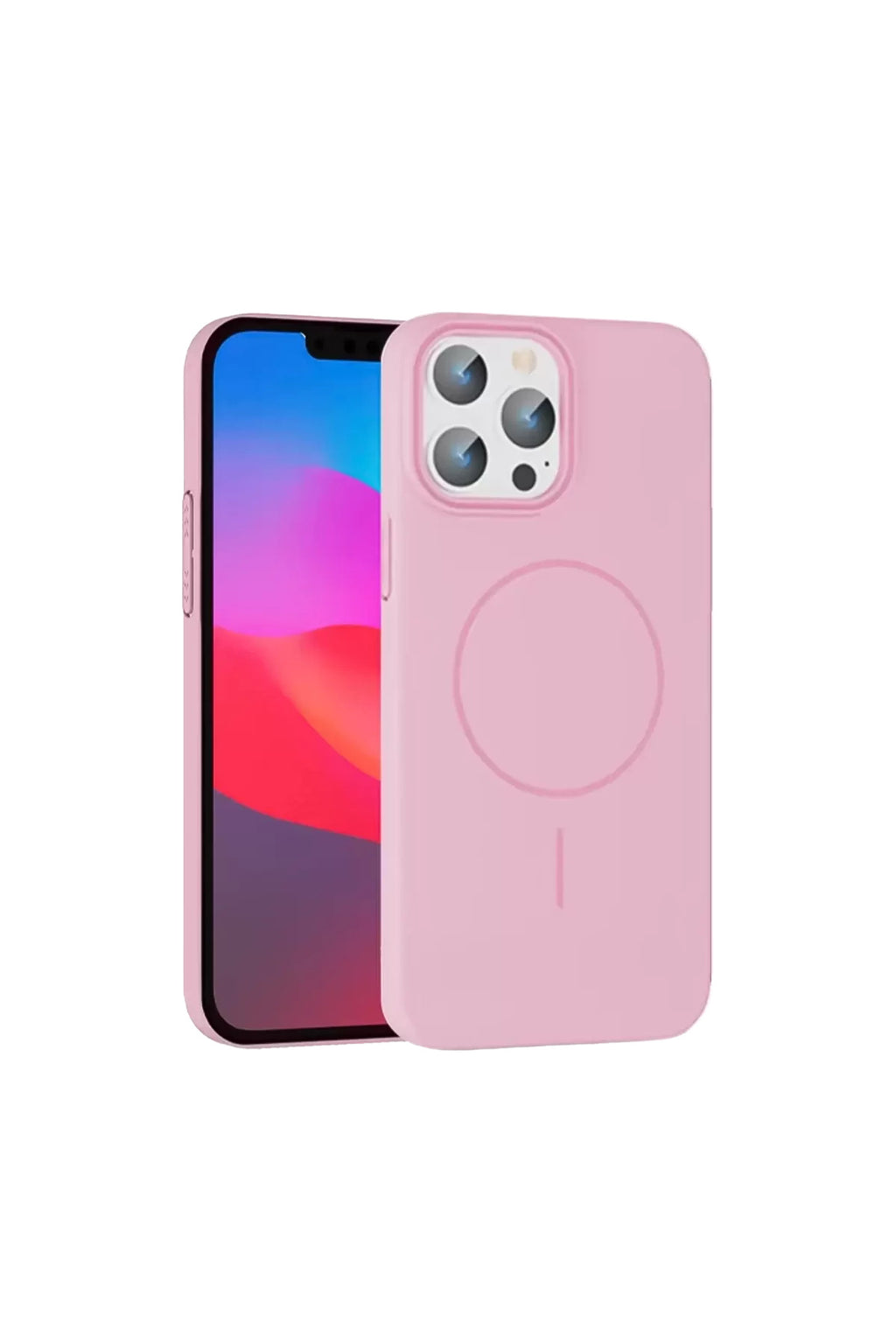 Joko Apple iPhone 15 Pro Max Uyumlu Broş Magsafe Kapak - Pembe