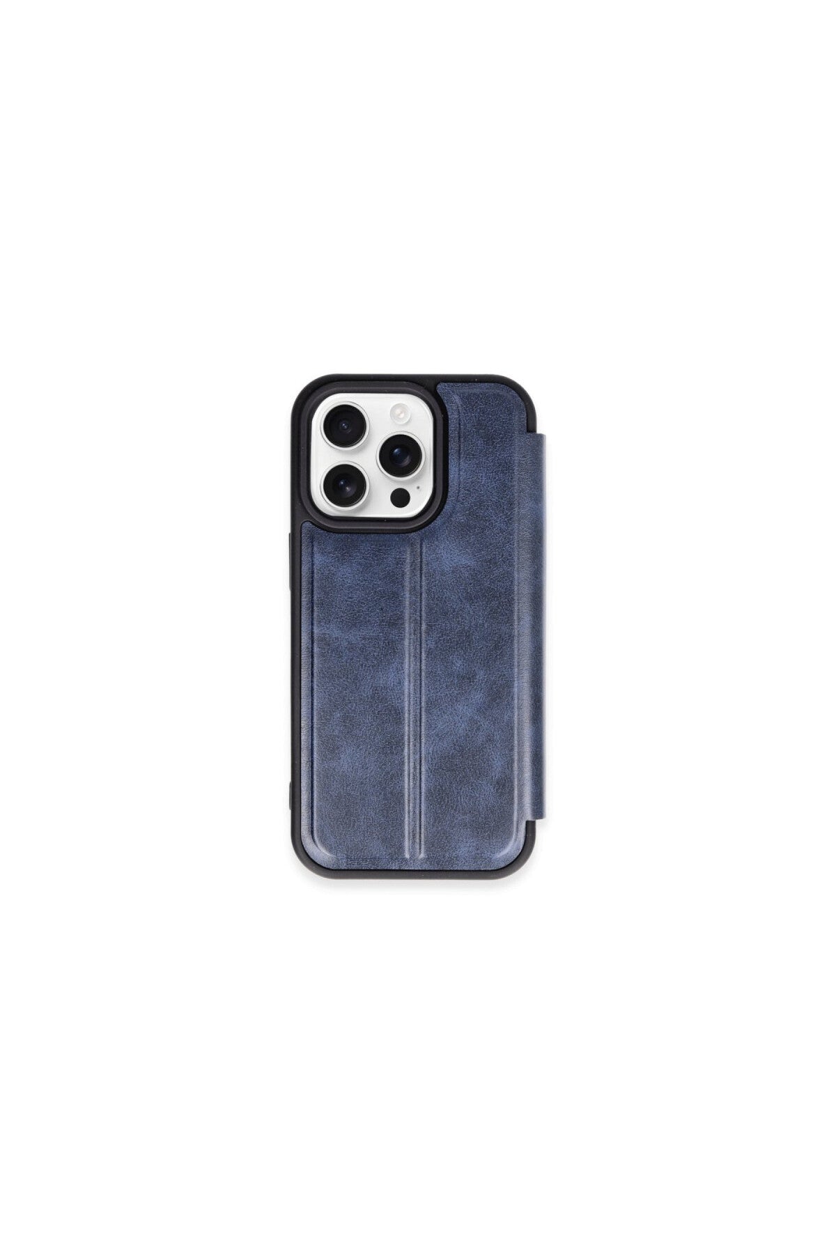 Apple iPhone 15 Pro Max Uyumlu Kılıf Flip Cover - Lacivert