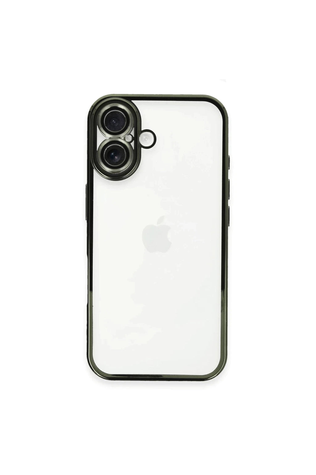 Apple iPhone 16 Plus Uyumlu Kılıf Lensli Silikon - Yeşil