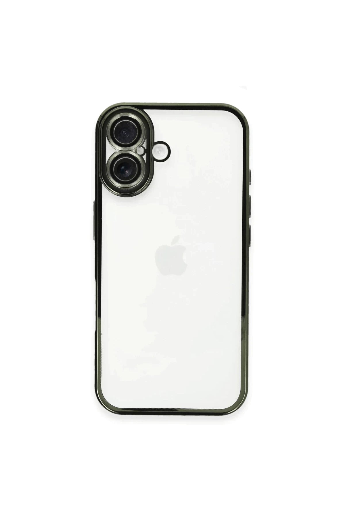 Apple iPhone 16 Plus Uyumlu Kılıf Lensli Silikon - Yeşil