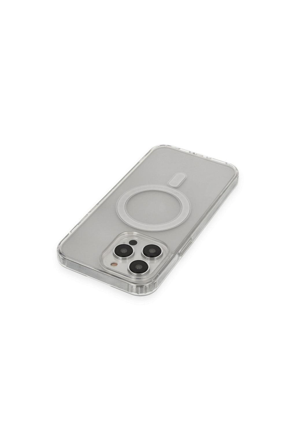 Apple iPhone 14 Pro Max Uyumlu Kılıf Matte Şeffaf Magneticsafe - Şeffaf