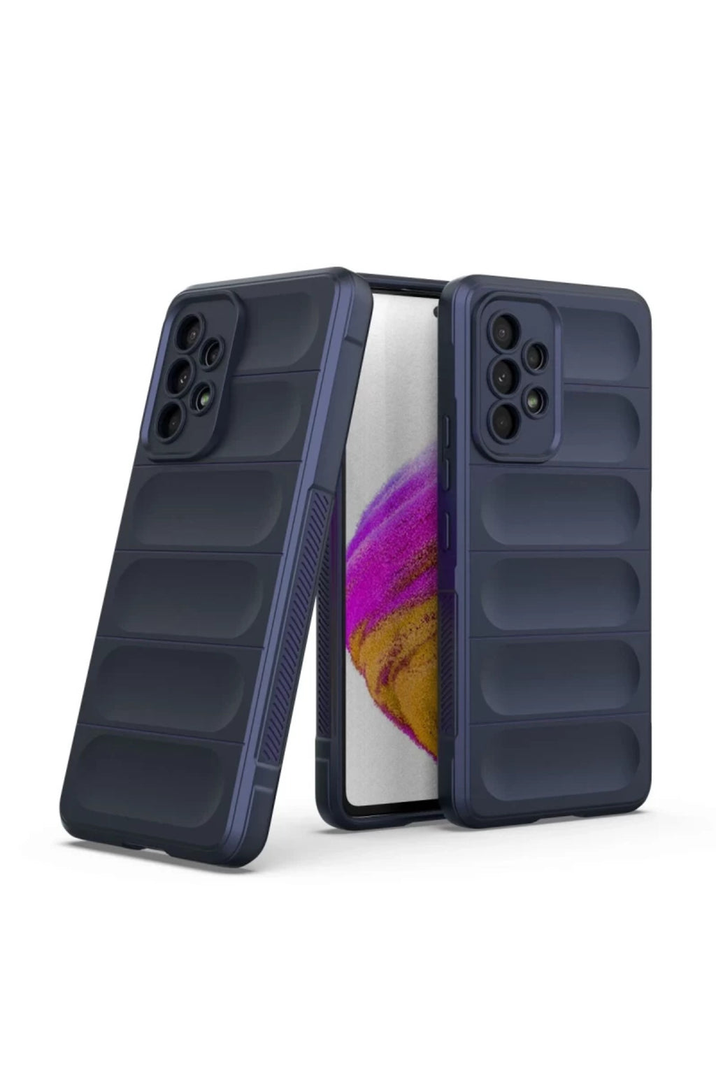 Samsung Galaxy A53 5G Uyumlu Kılıf Optimum Silikon - Lacivert