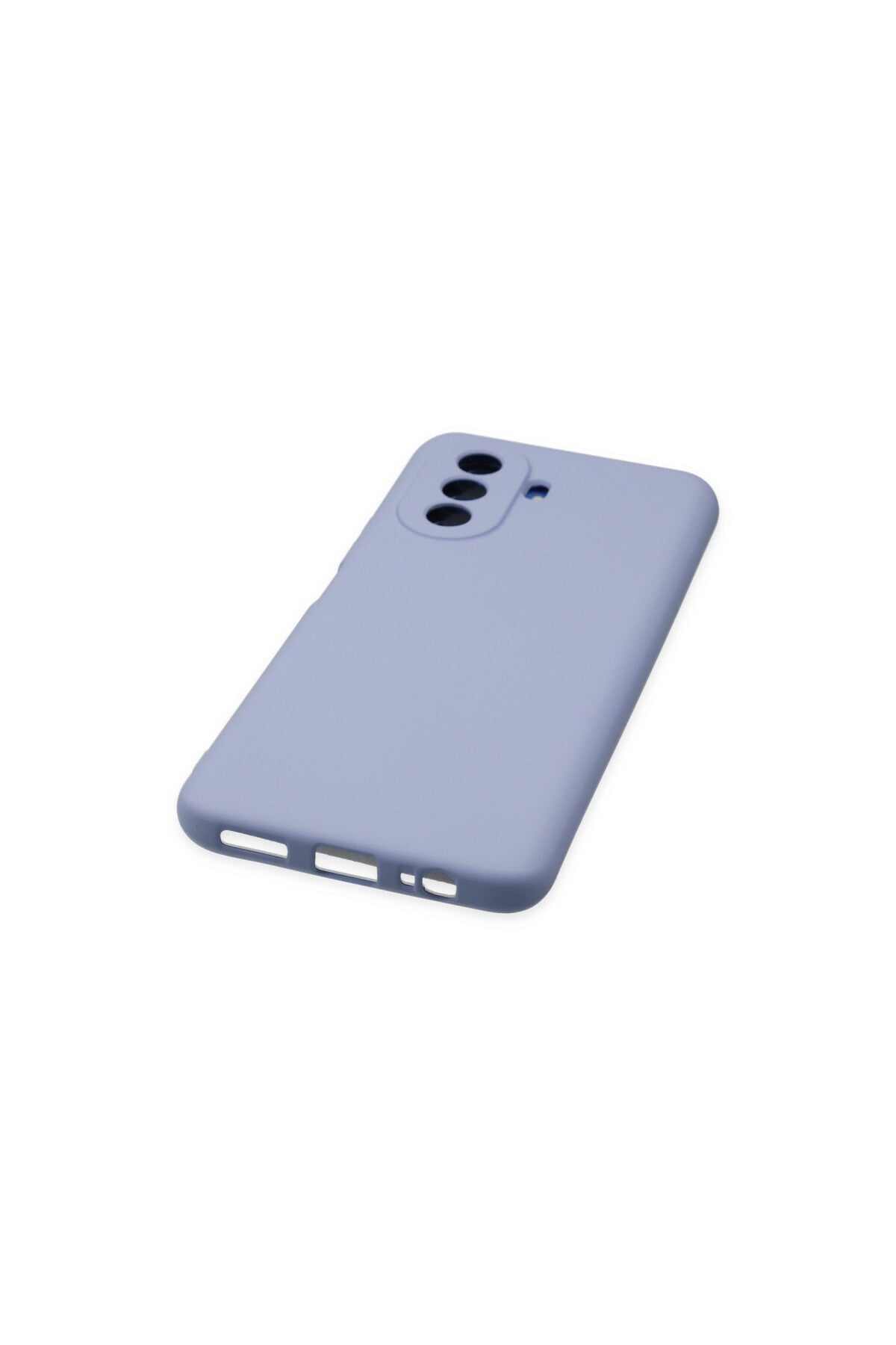 Huawei Nova Y70 Uyumlu Kılıf Nano içi Kadife Silikon - Lila