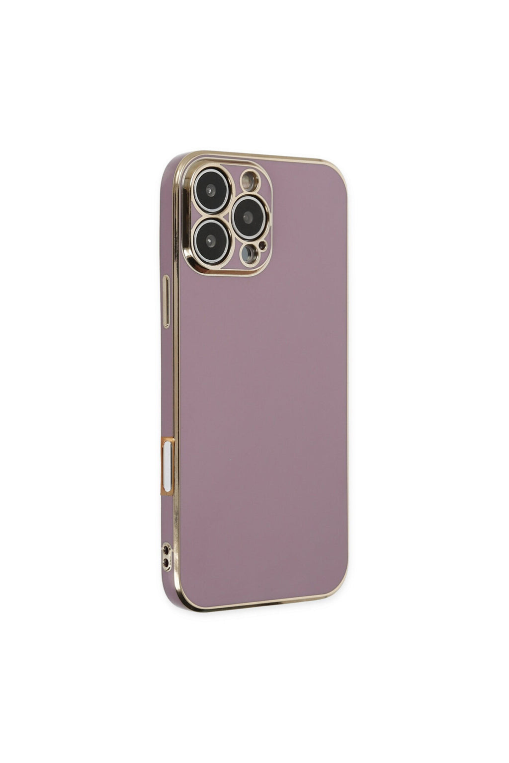 Apple iPhone 16 Pro Uyumlu Kılıf Volet Silikon - Mor