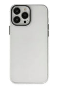 Apple iPhone 13 Pro Max Uyumlu Kılıf Modos Metal Kapak - Şeffaf