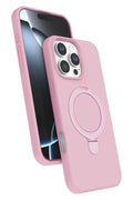 Apple iPhone 16 Pro Max Uyumlu Regal Magsafe Standlı Kapak - Açık Pembe