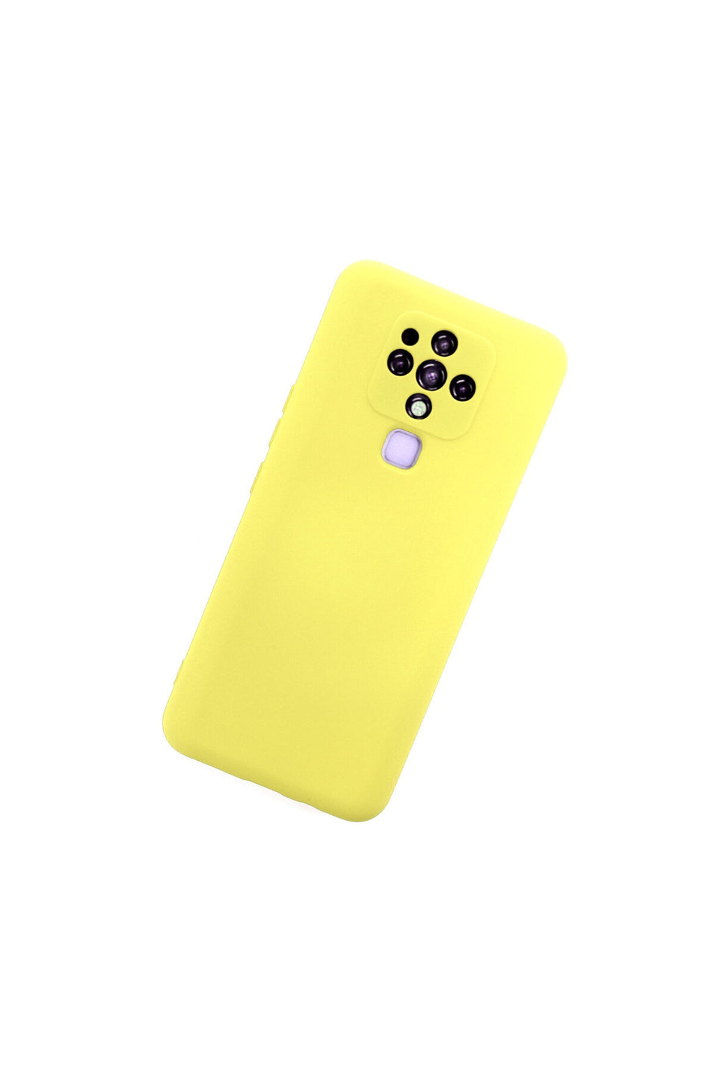 Tecno Camon 16 Uyumlu Kılıf Nano içi Kadife Silikon - Sarı