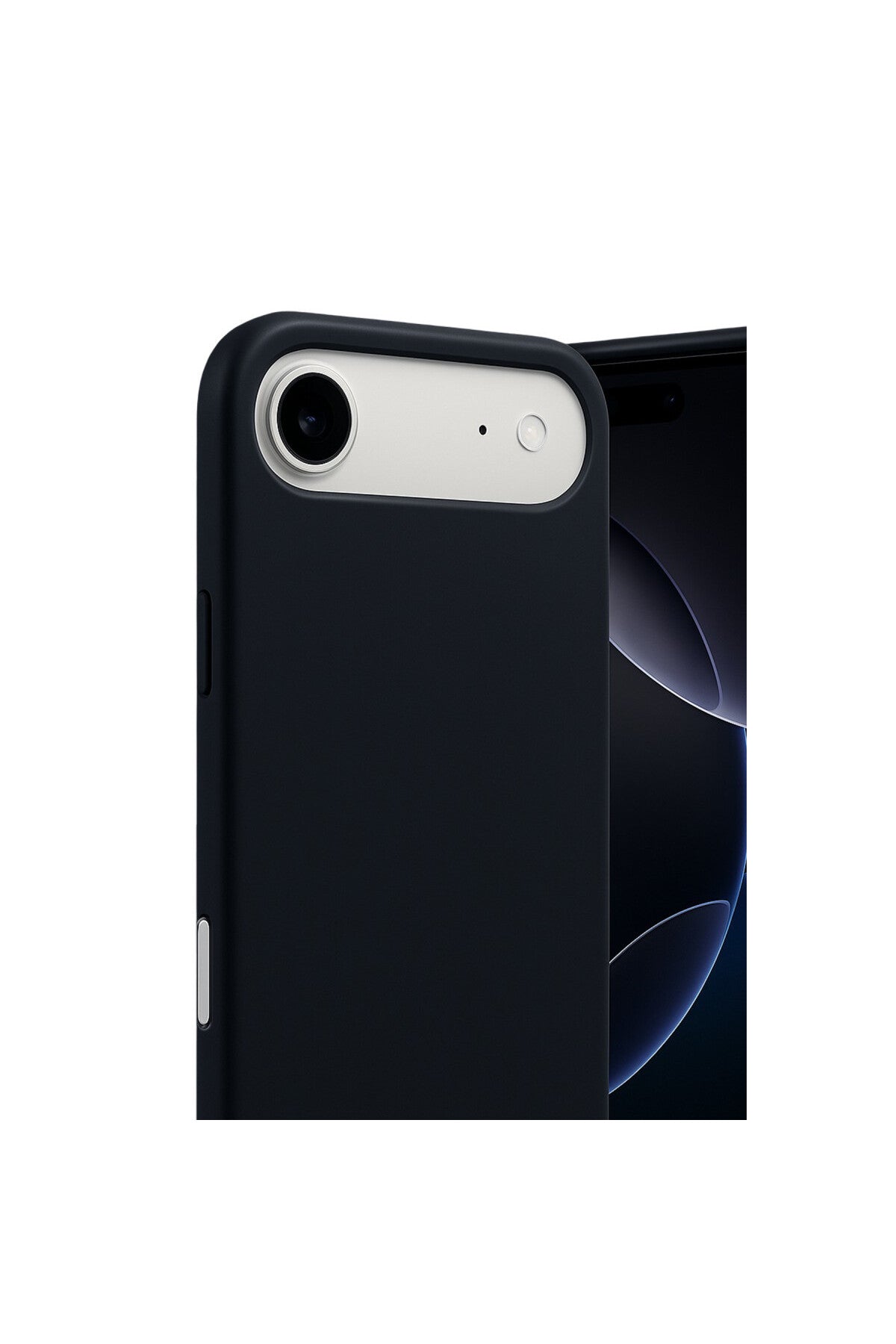 Apple iPhone 17 Air Uyumlu Nano içi Kadife Silikon - Siyah
