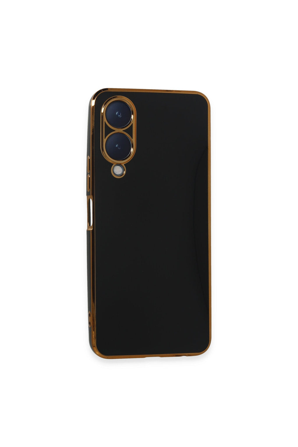 Vivo Y17S Uyumlu Kılıf Volet Silikon - Siyah