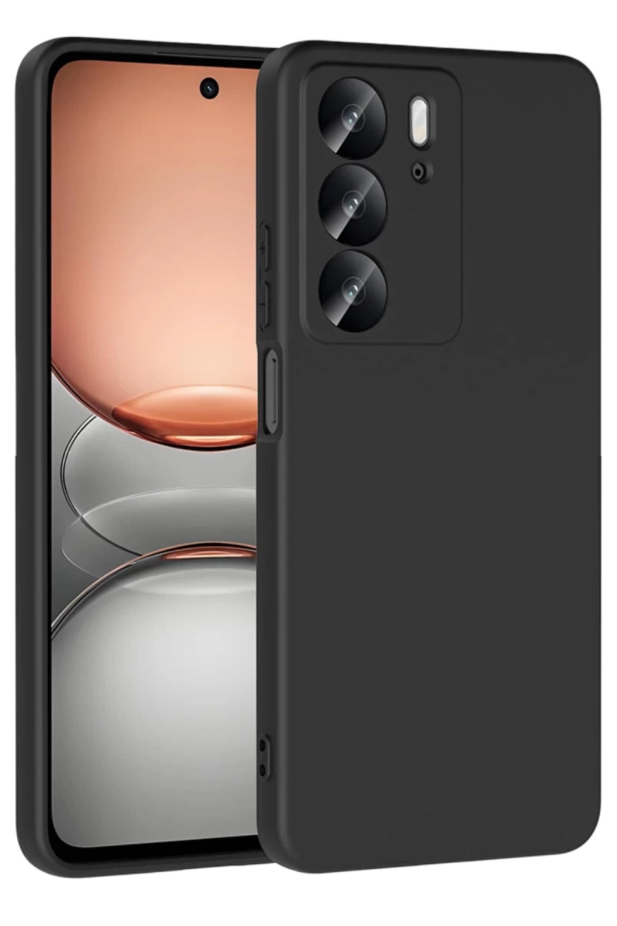 Realme C75 4G Uyumlu First Silikon - Siyah