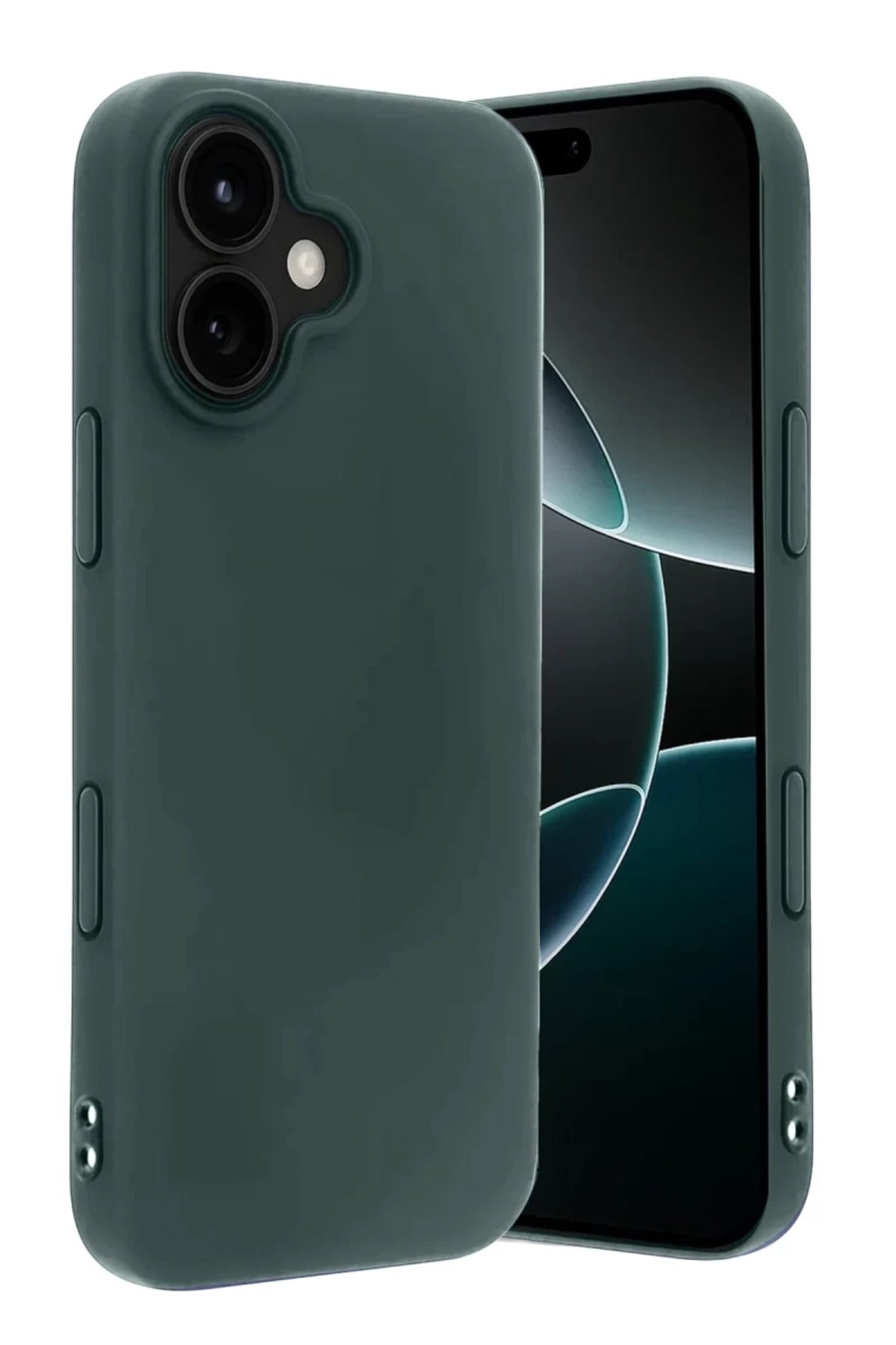 Apple iPhone 17 Uyumlu First Silikon - Koyu Yeşil