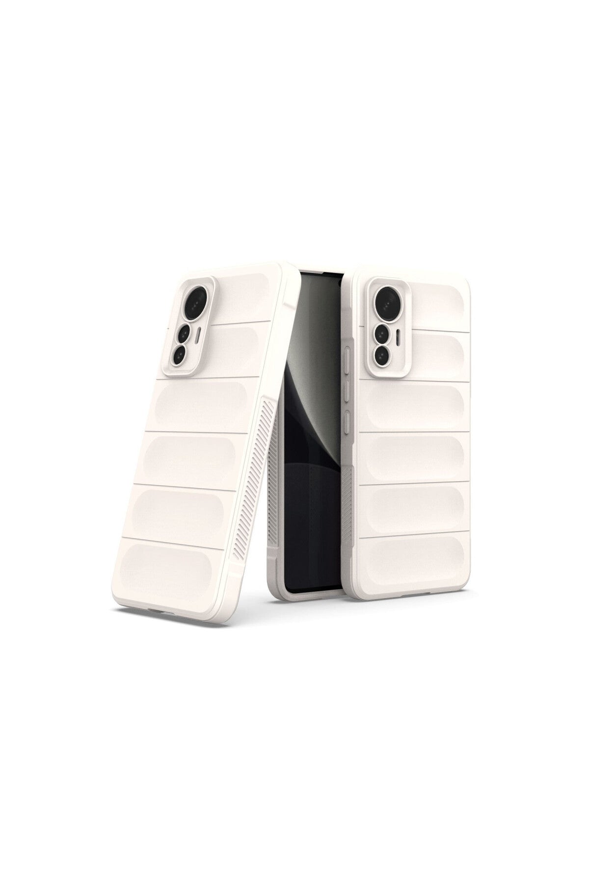 Xiaomi Mi 12 Lite Uyumlu Kılıf Optimum Silikon - Krem